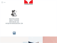 Tablet Screenshot of fontanarosadesign.com
